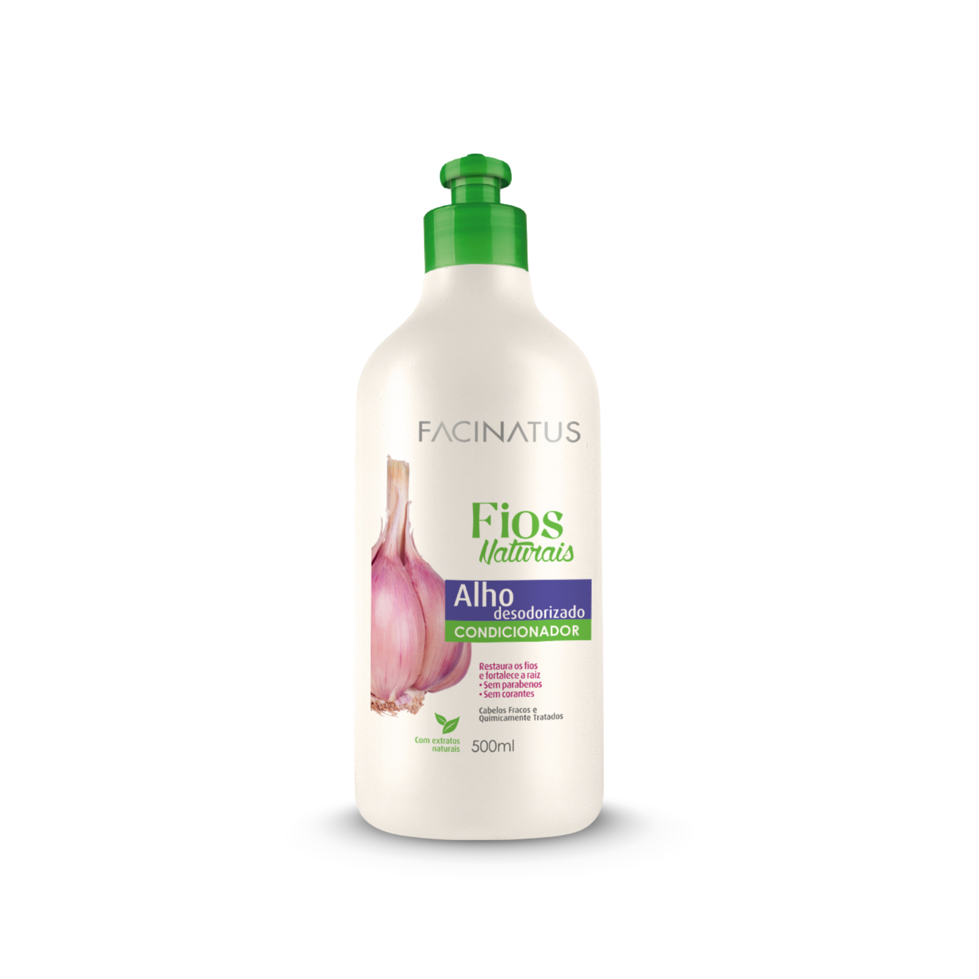Condicionador Fios Naturais de Alho Facinatus 500ml